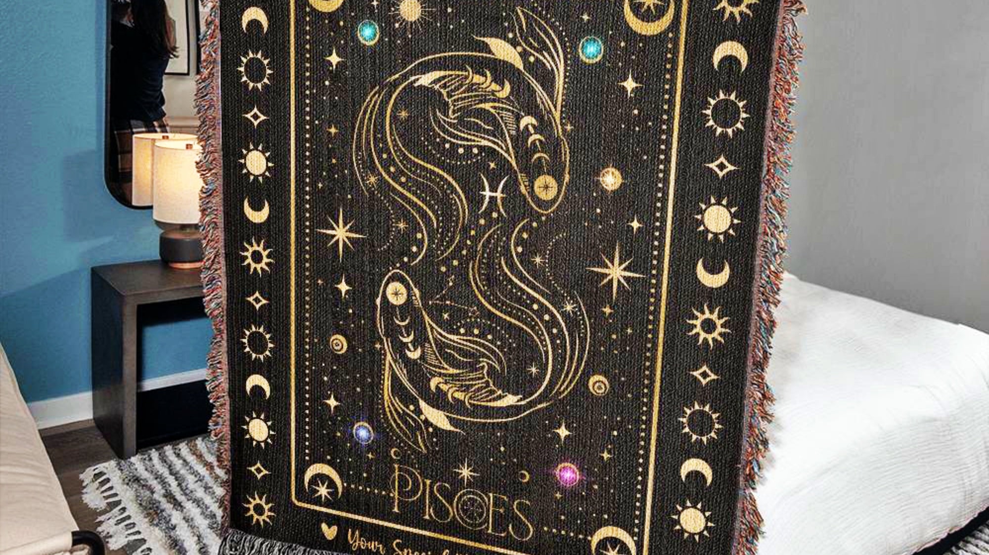 Why Zodiac Sign Woven Blankets are Perfect Birthday Gifts