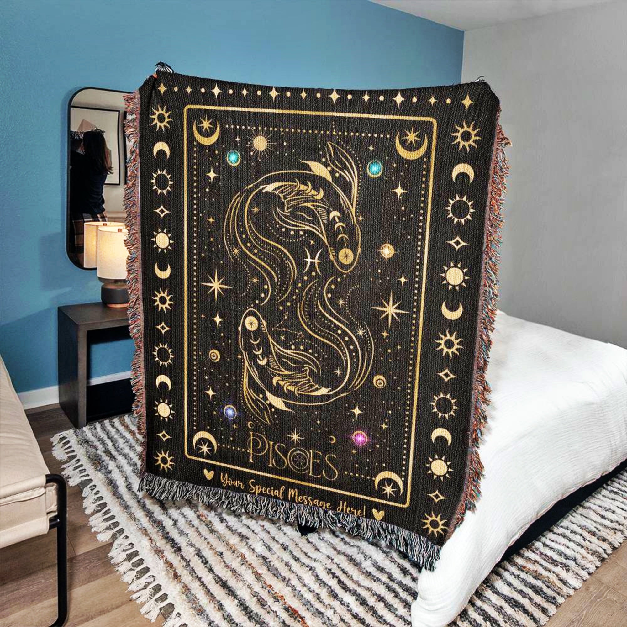 Why Zodiac Sign Woven Blankets are Perfect Birthday Gifts