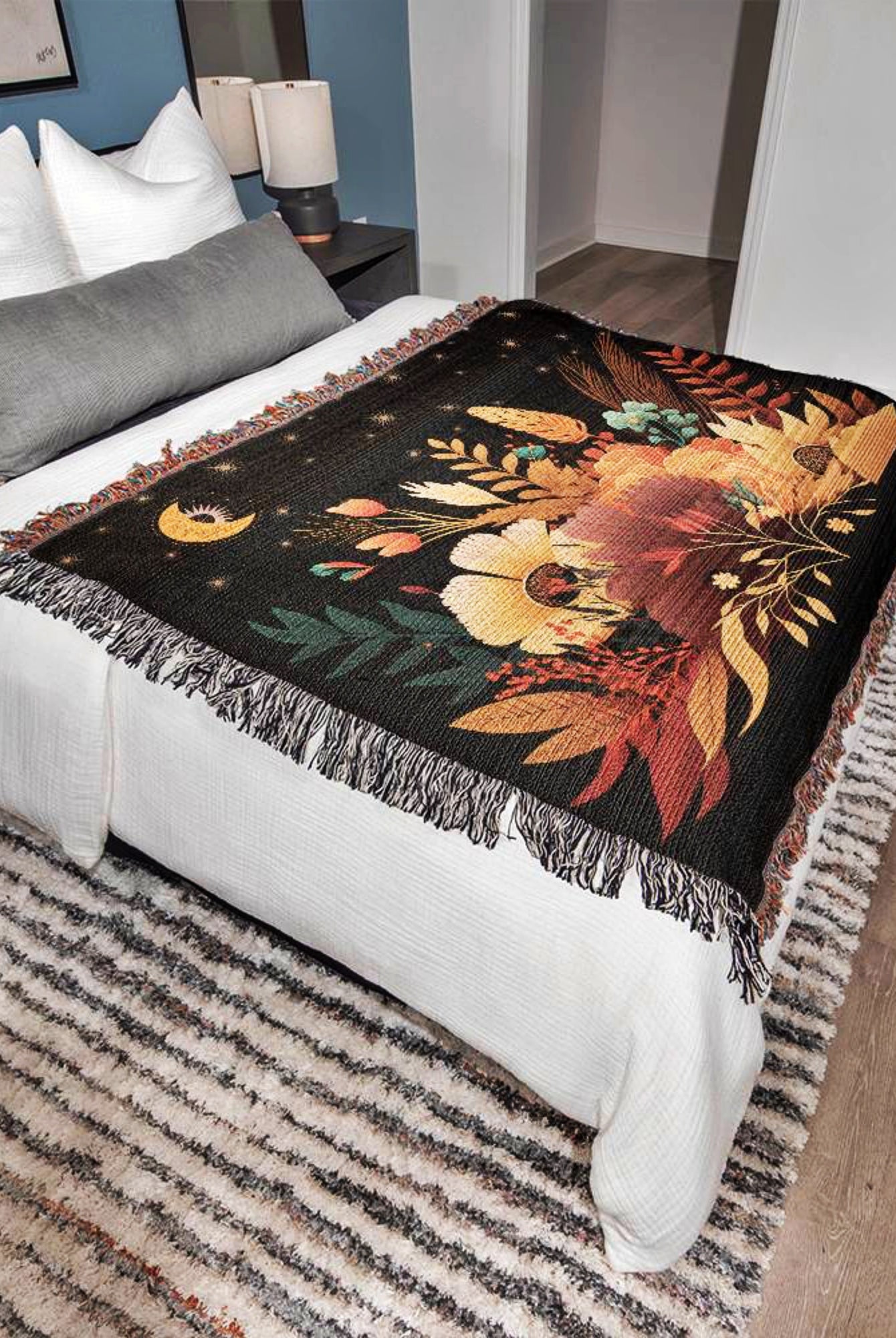 BOHO Woven Blanket Throw