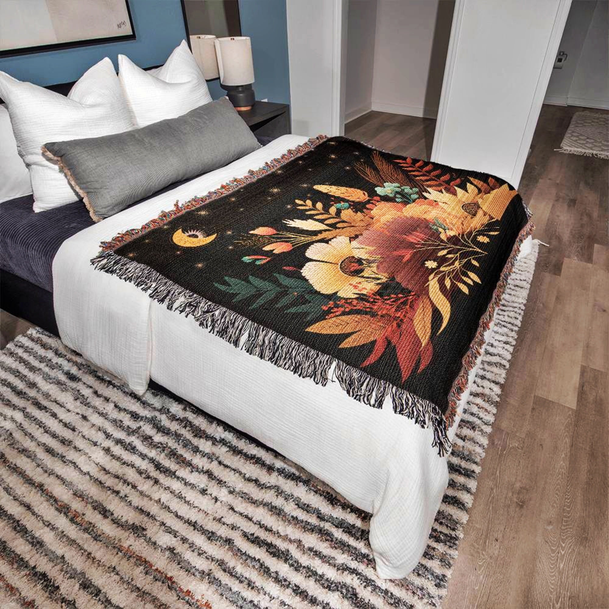BOHO Woven Blanket Throw