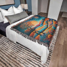 Boho Magical Landscape Woven Throw