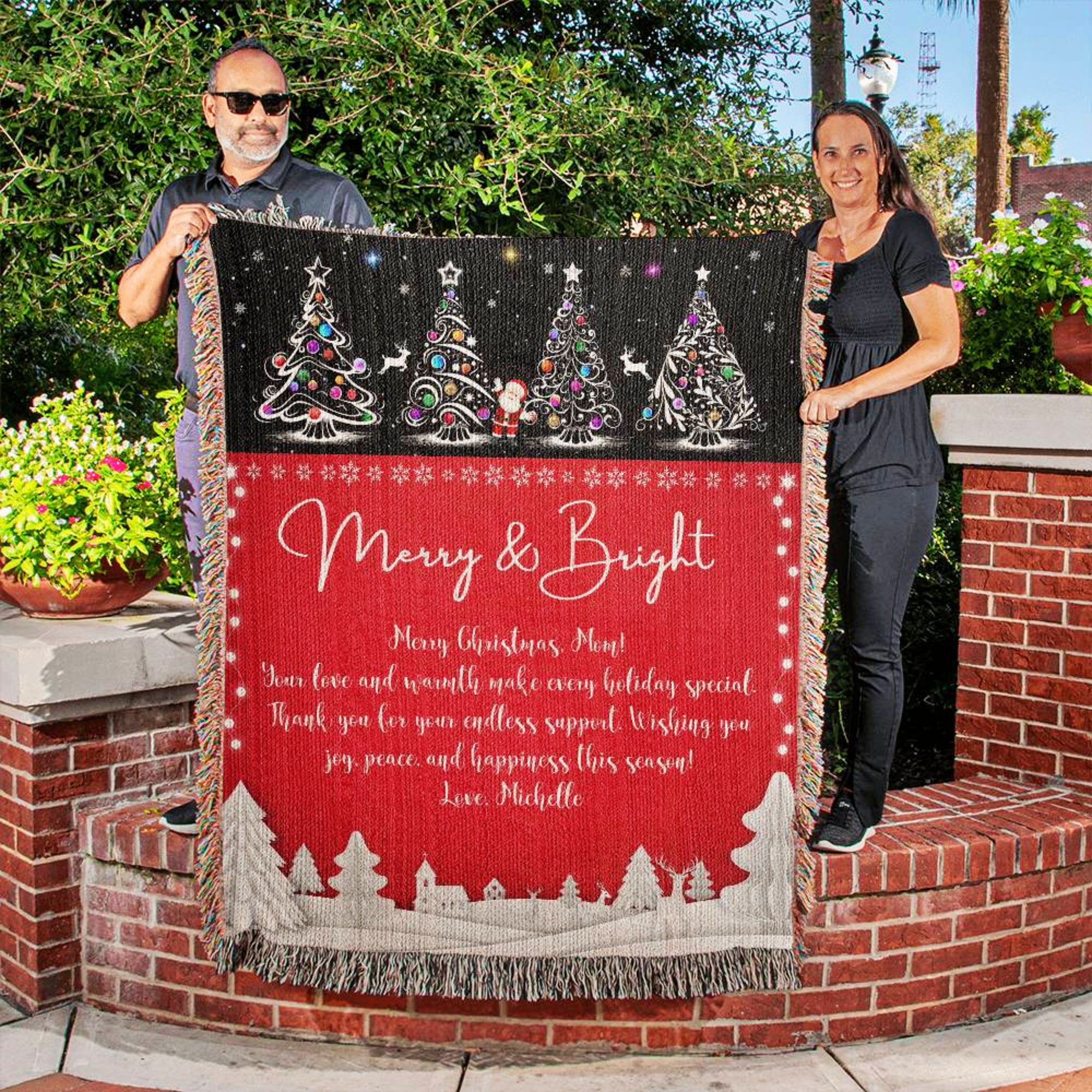 Personalized Christmas Blanket