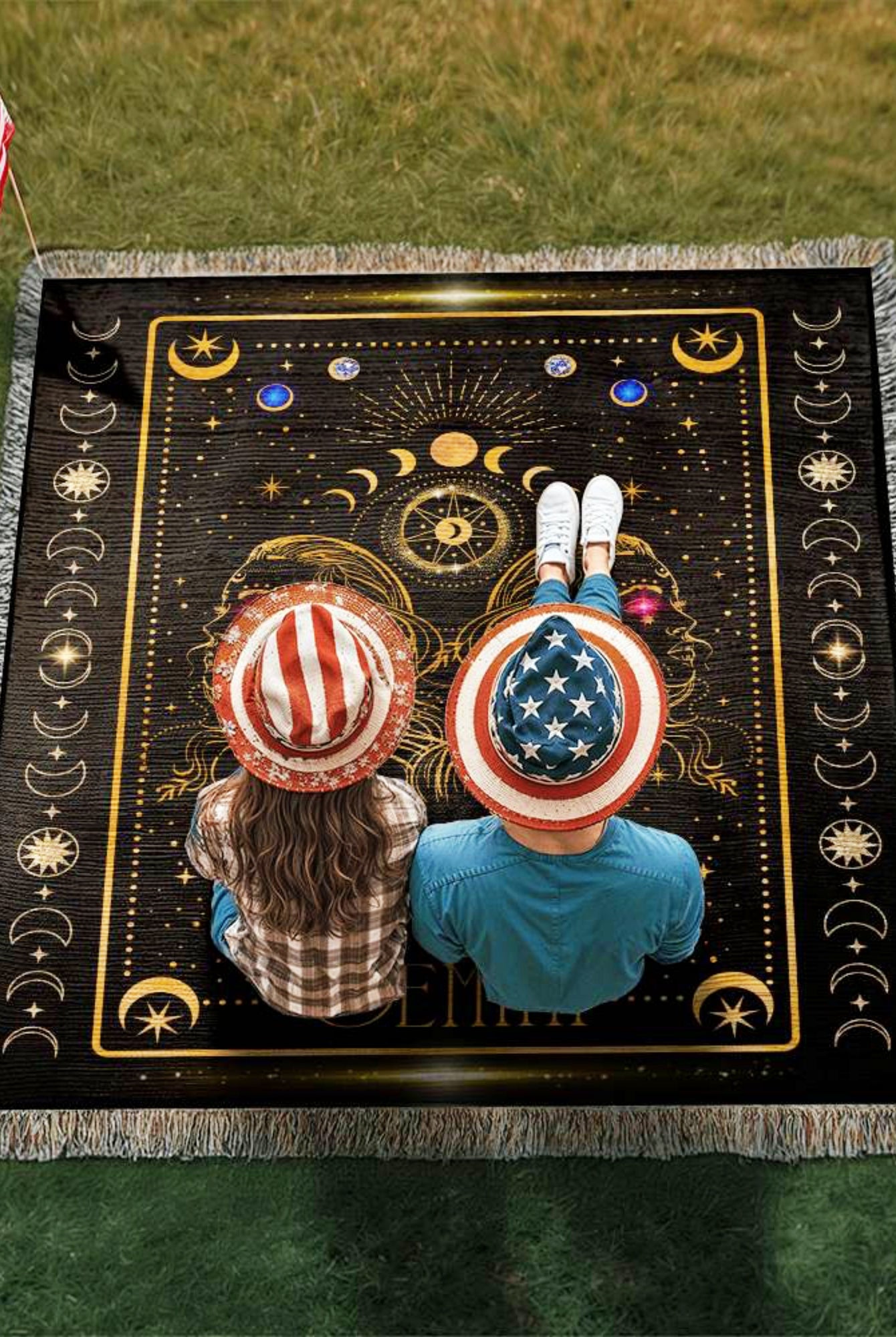 Gemini Gift Picnic Blanket
