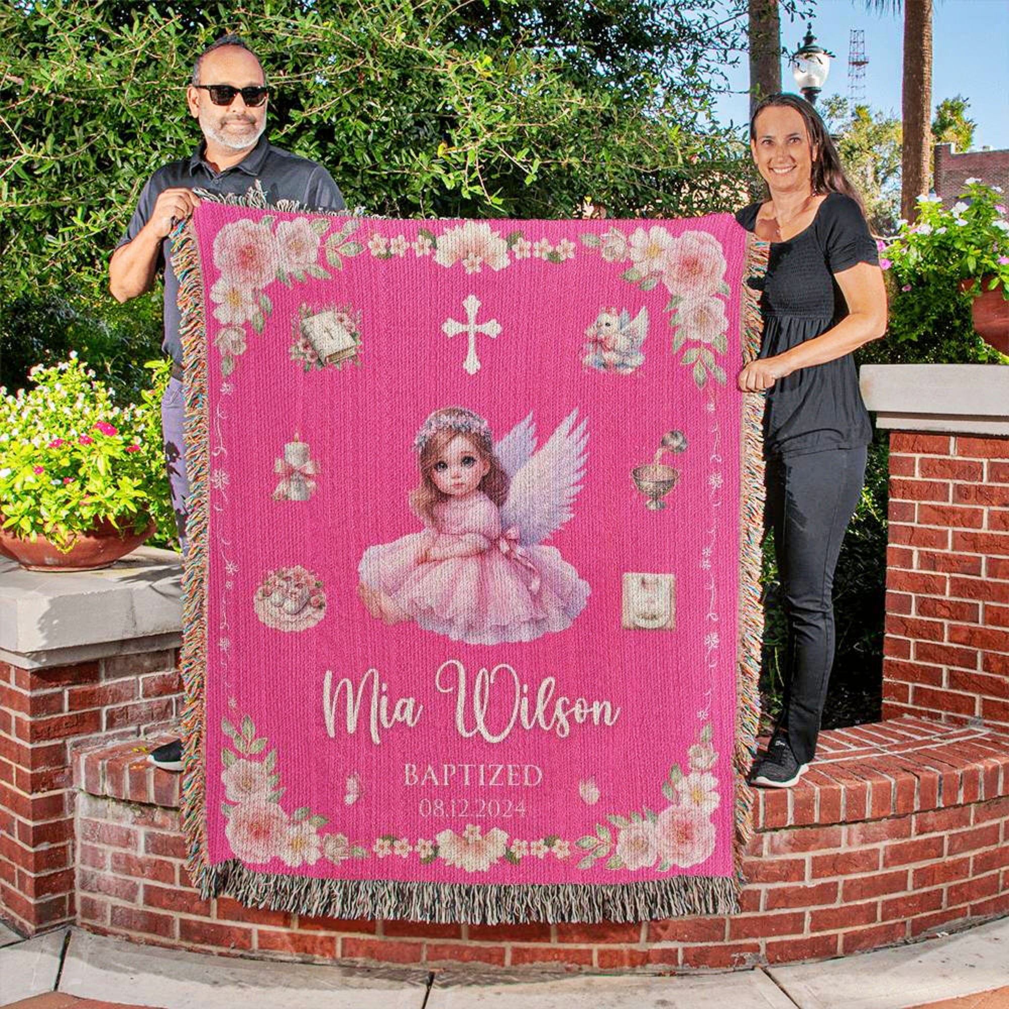 Personalized Baptist Blanket