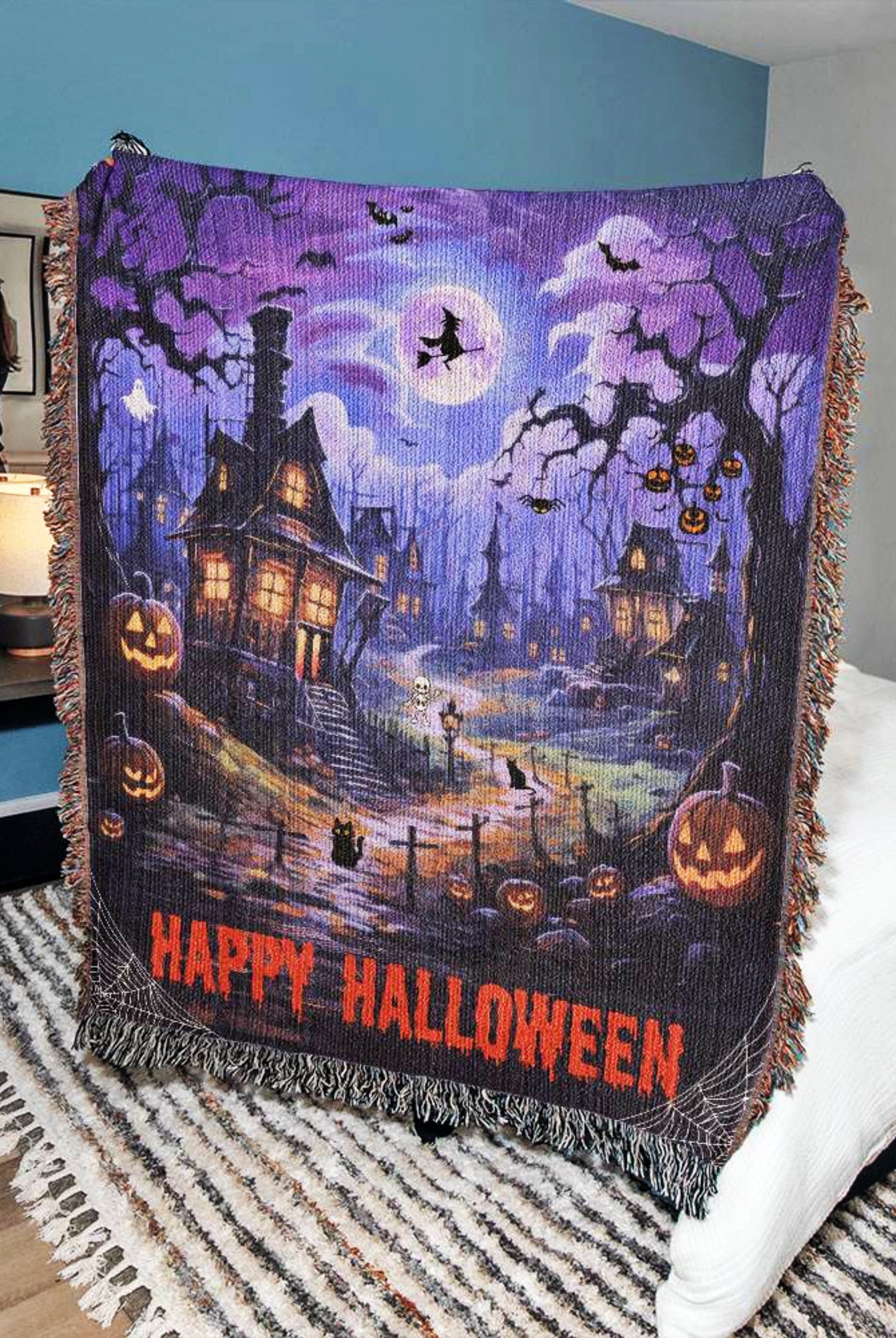 Halloween Blanket Throw