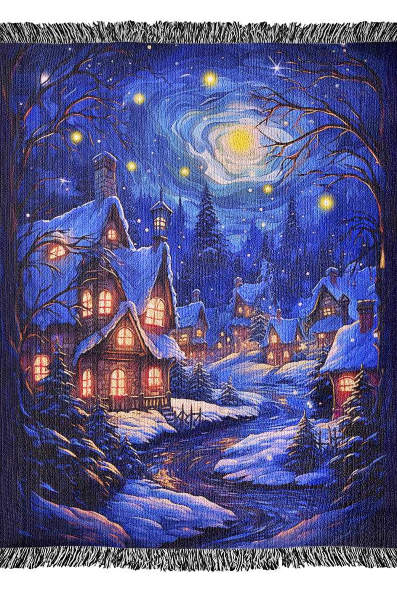 Starry Night Blanket Throw