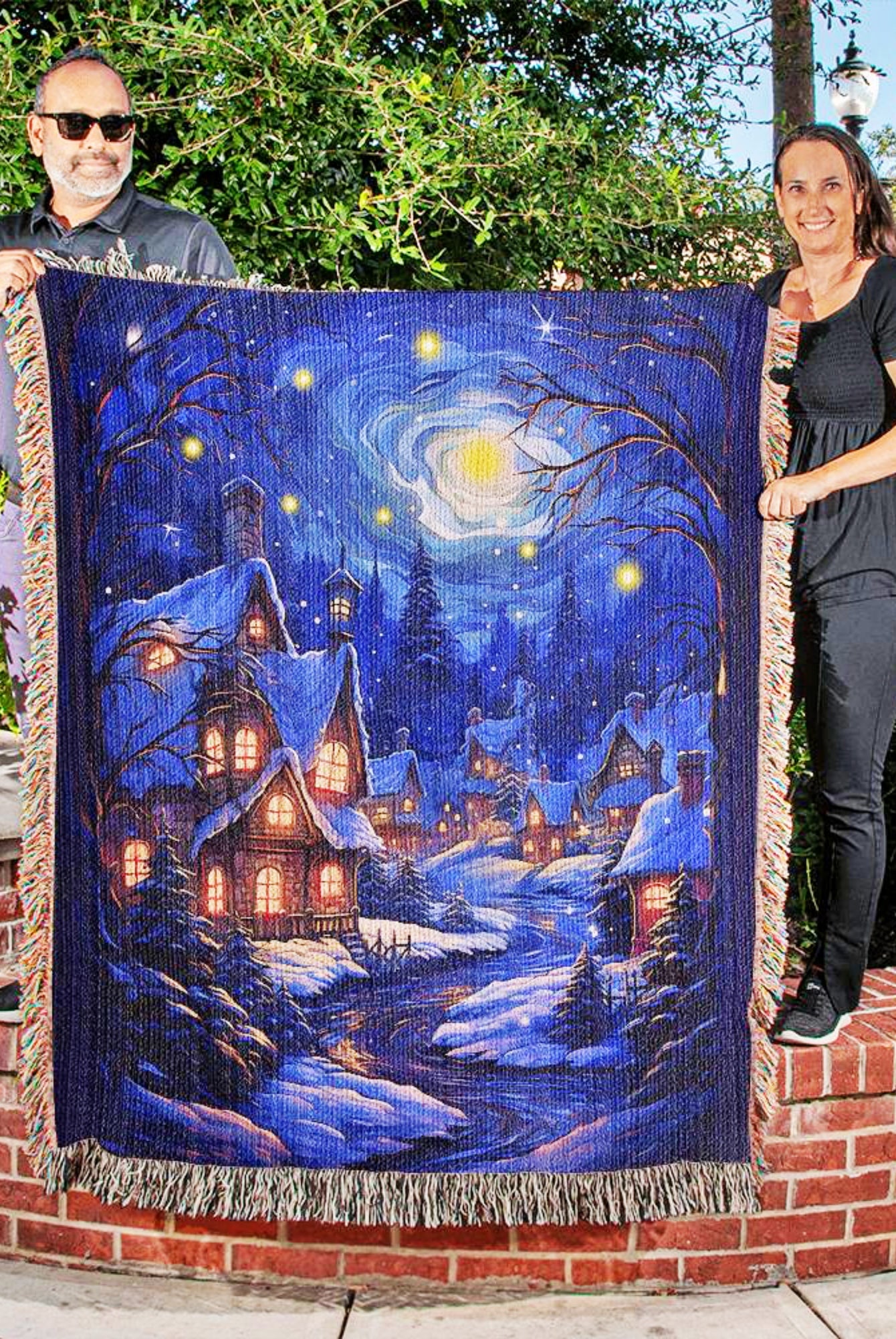 Starry Night Blanket Throw