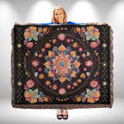 BOHO Floral Mandala Woven Blanket Throw