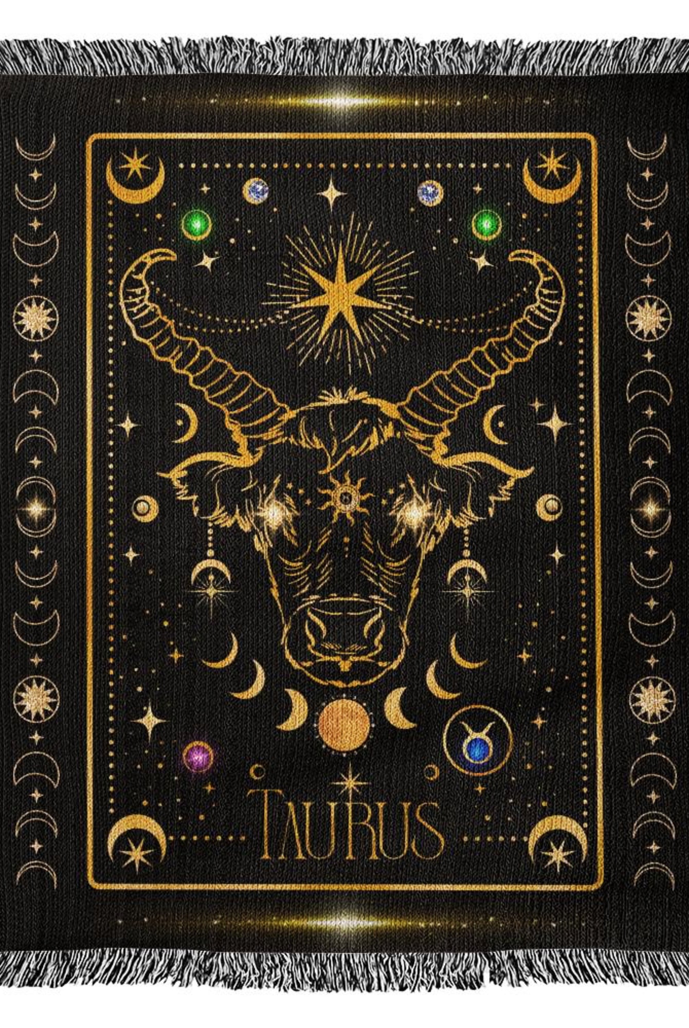 Taurus Zodiac Gifts Throw Blanket