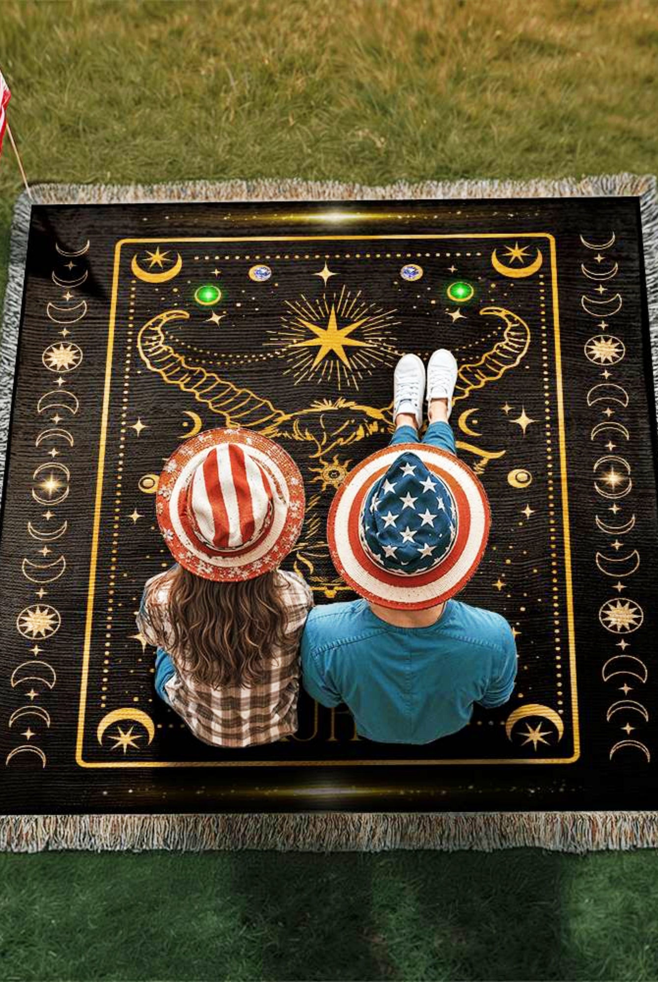 Picnic Blanket Taurus Zodiac
