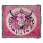 Pink Cowgirl Blanket Throw