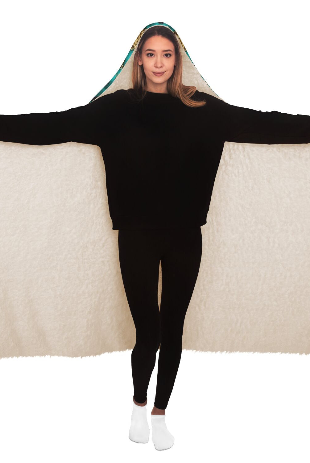 chic fashion hoodie blanket