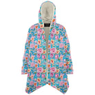 Chic Pastel Flowers Embroidery Print Cloak - ELIVIOR