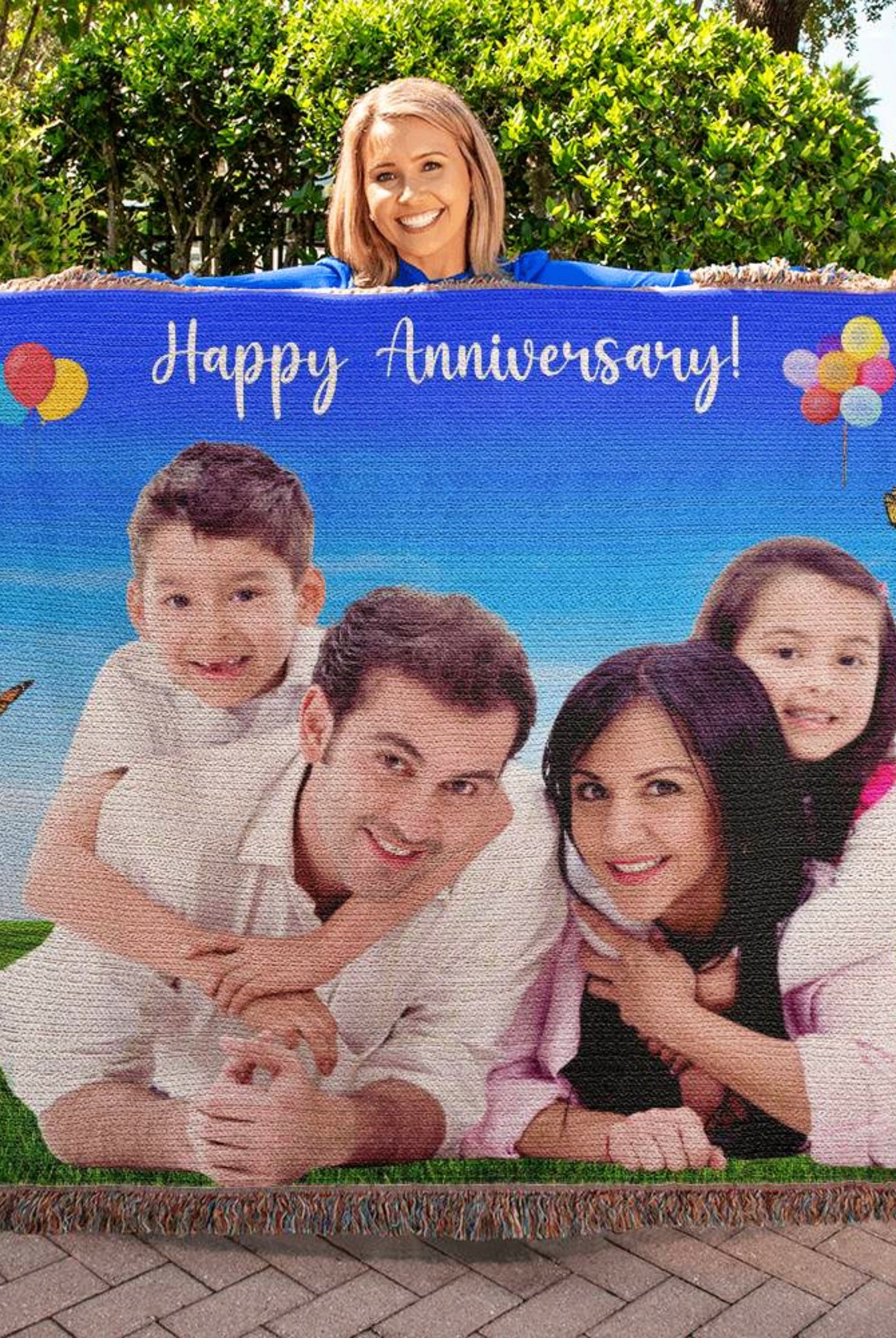 Custom Photo Blanket Personalized Gift