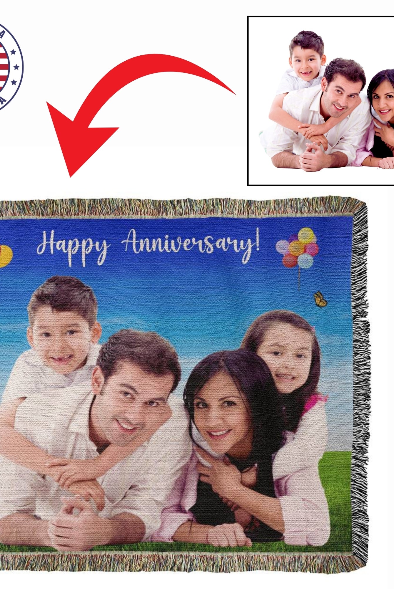 Custom Photo Blanket