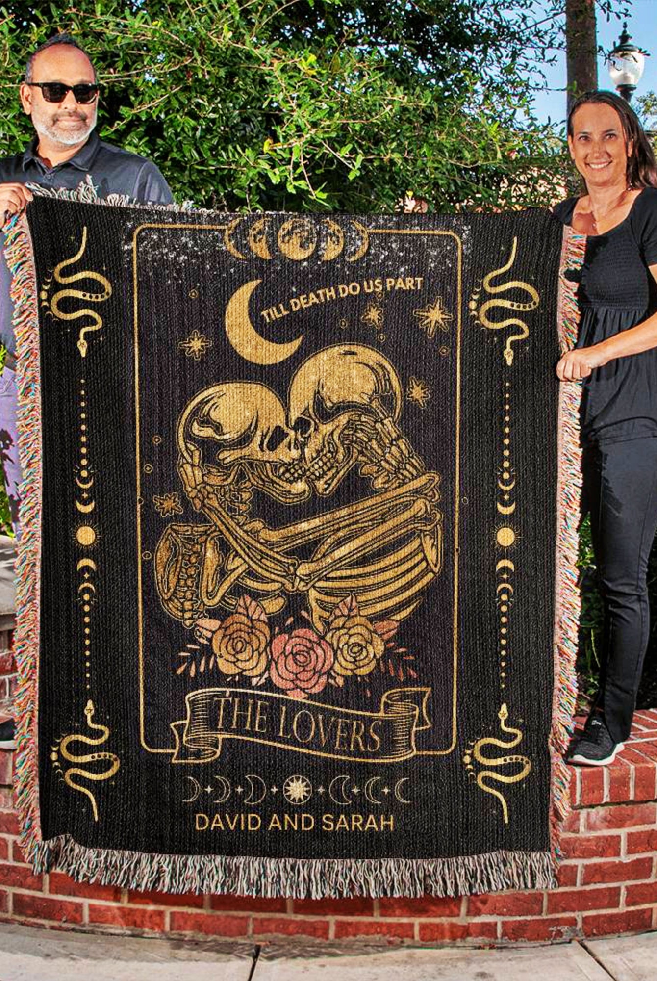 The Lovers Tarot Personalized  Anniversary Gift