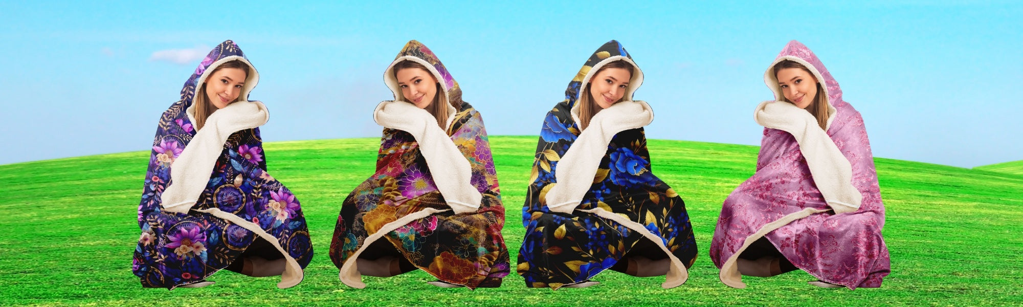 wearable blanket hoodies by Elivior