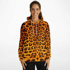 leopard print hoodie sweatshirt