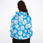 cute hoodie for women with retro flowers print