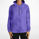 Purple sweatshirt with hood for women