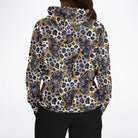 leopard print snakeskin print fashion hoodie