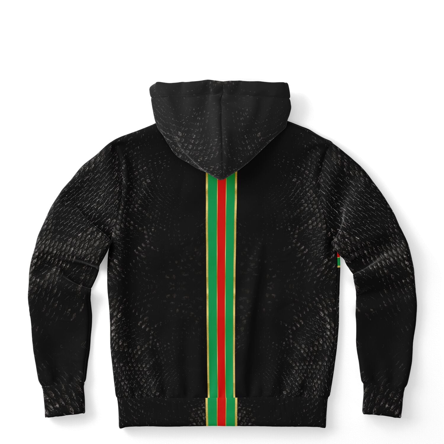 cool hoodie with snake skin print