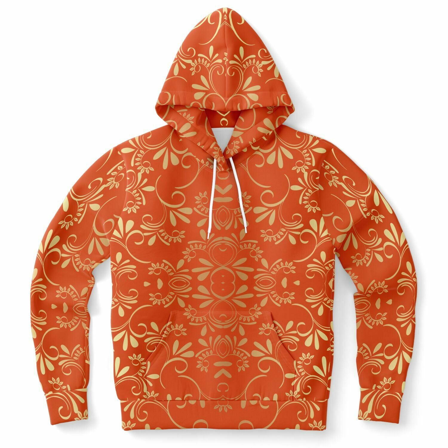 Fashionable orangeade hoodie for women