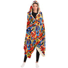 wearable blanket hoodie with Picasso inspired art print