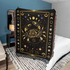 Cancer Zodiac Luxury Woven Throw Blanket