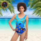 coral reef tropical designer swimsuit