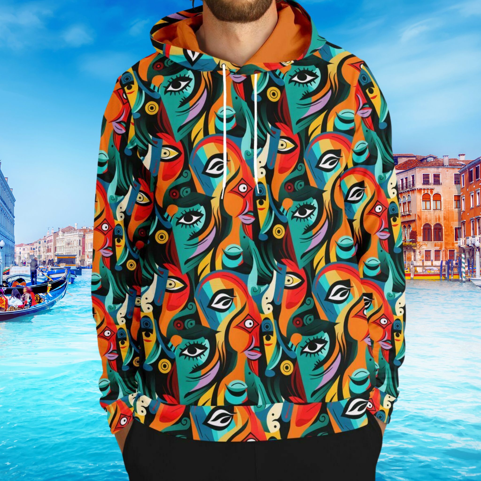 Picasso fashion hoodie luxury trendy streetwear by Elivior