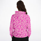 hot pink hoodie for women