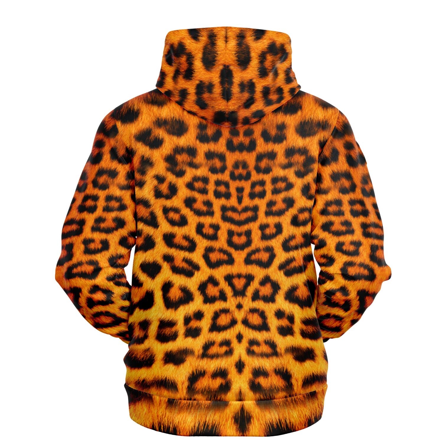 3D leopard print hoodie sweatshirt