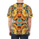 Boho Paisley Floral Abstract Colorful Graphic T-Shirt - ELIVIOR