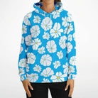 sky blue fashion hoodie for women