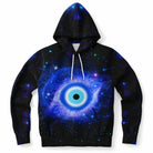 Evil eye galaxy space hoodie