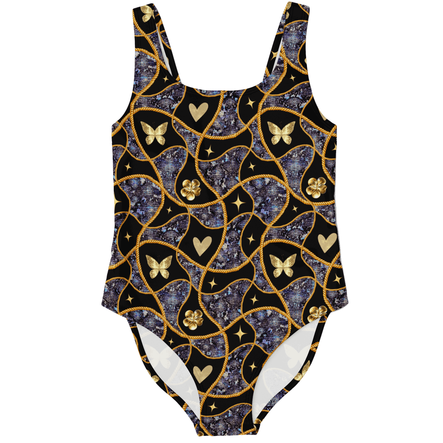 Designer Swimsuit Luxurious One Piece Swimwear - ELIVIOR