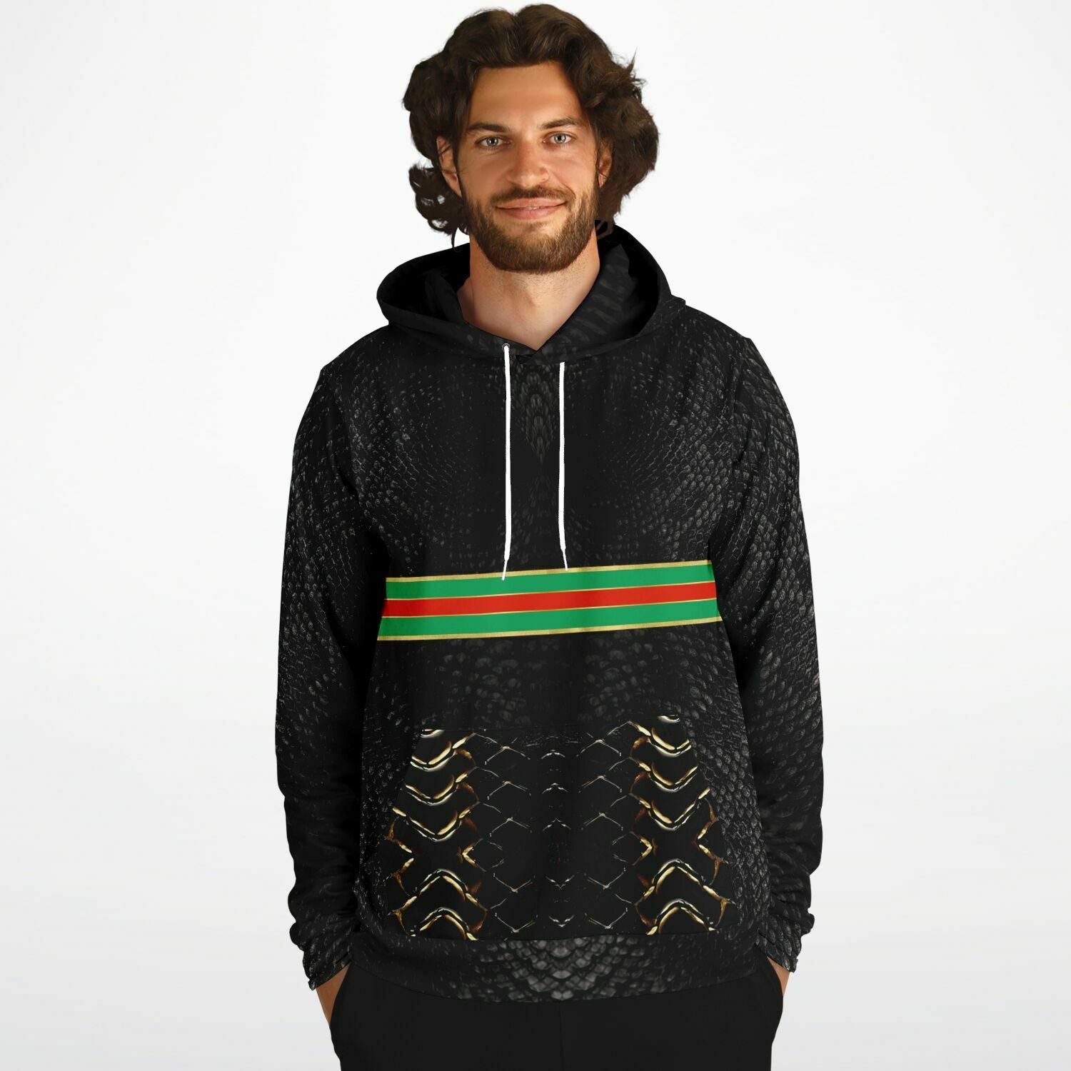 black designer hoodie by Elivior