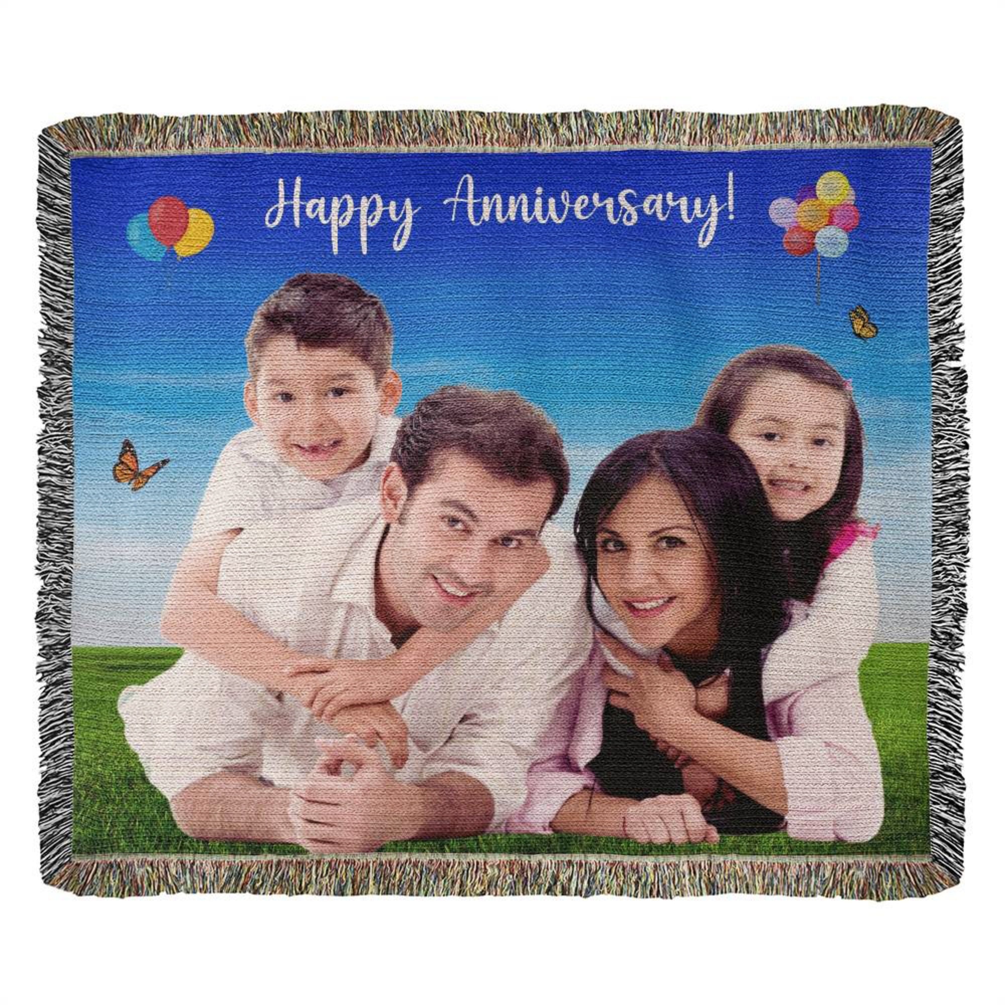 Family Portrait Custom Blanket