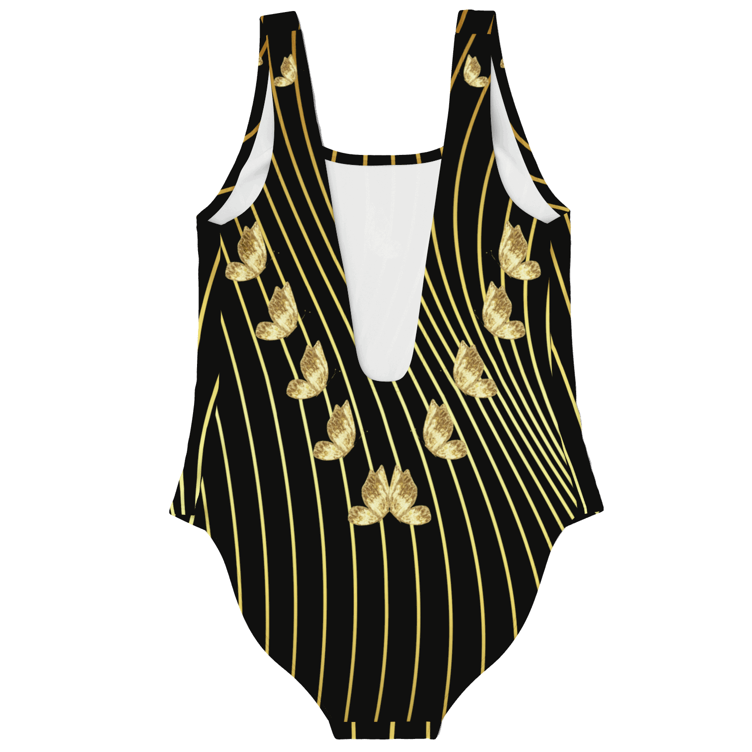 Golden Butterflies Exclusive Designer Beachwear - ELIVIOR