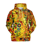 Klimt Art Print Colorful Luxurious Fashion Hoodie - ELIVIOR