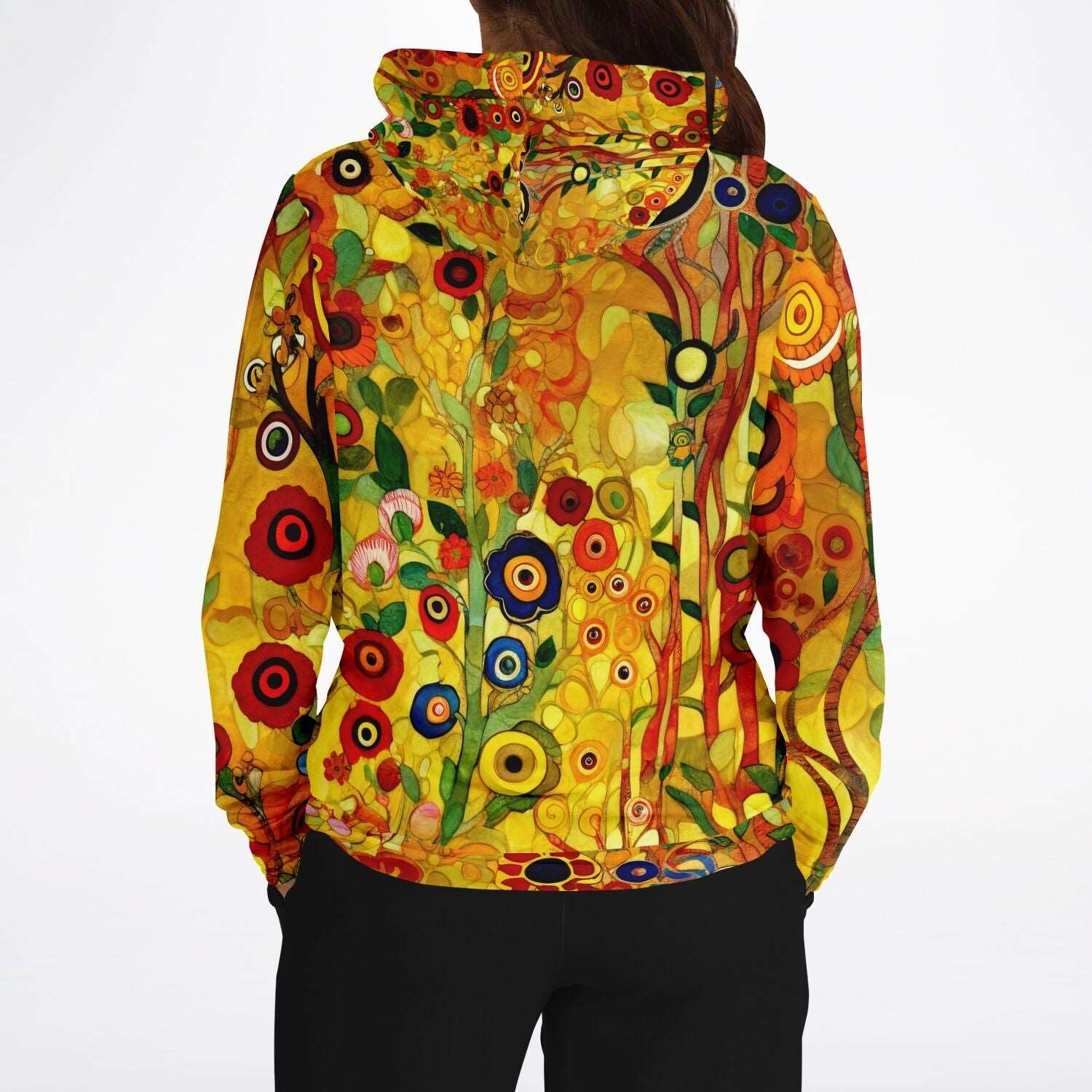 Klimt Art Print Colorful Luxurious Fashion Hoodie - ELIVIOR