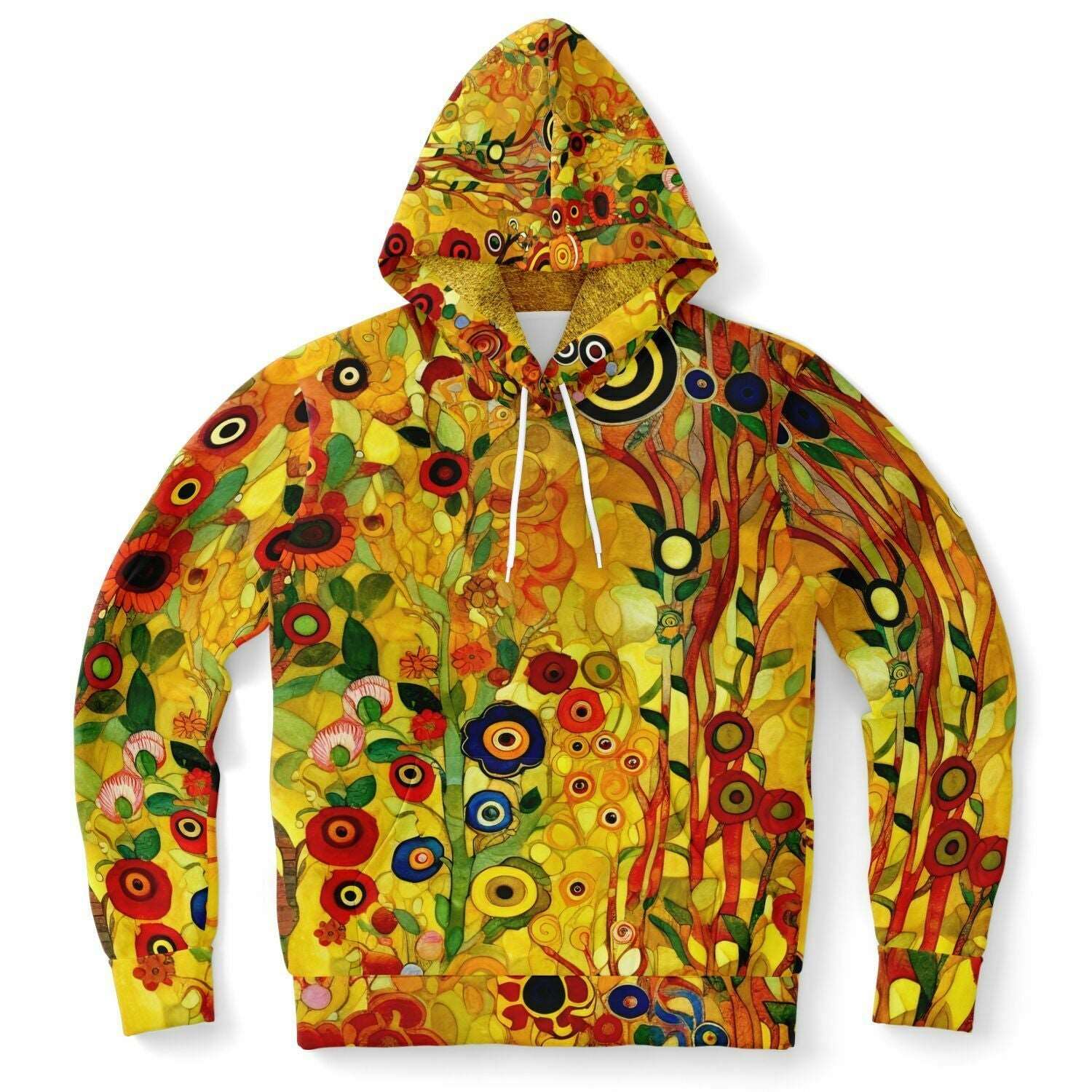 Klimt Art Print Colorful Luxurious Fashion Hoodie - ELIVIOR