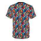 Picasso Art Inspired Colorful Graphic T-Shirt - ELIVIOR