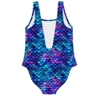 3D Mermaid Scales One Piece Swimsuit - ELIVIOR