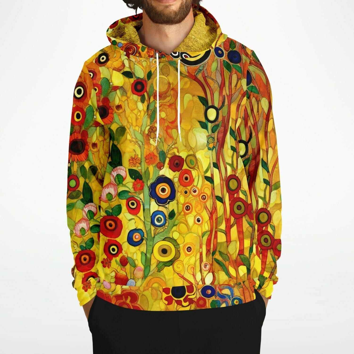 Klimt Art Print Colorful Luxurious Fashion Hoodie - ELIVIOR