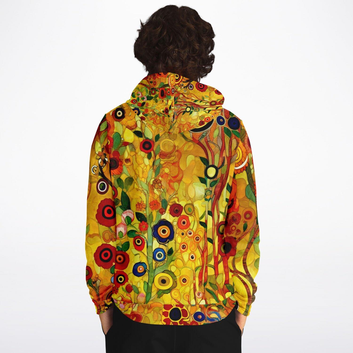 Klimt Art Print Colorful Luxurious Fashion Hoodie - ELIVIOR