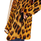 Luxurious Fashionable Leopard Print Cloak with Hood - ELIVIOR