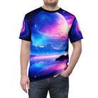 Starry Night Fantasy Dreams Colorful Graphic T-Shirt - ELIVIOR