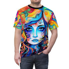 Unique Trendy Colorful Psychedelic Bohemian Graphic Tee - ELIVIOR